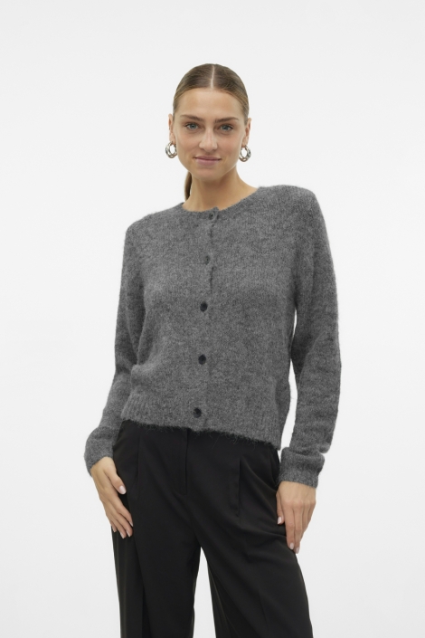 Vero Moda vmnovah ls o-neck button cardi ga n